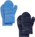 CeLaVi Kinderhandschoenen Magic Mittens met Reflecterende Elementen, 2-Pack, Baumwolle, Mannelijk, Bright Cobalt