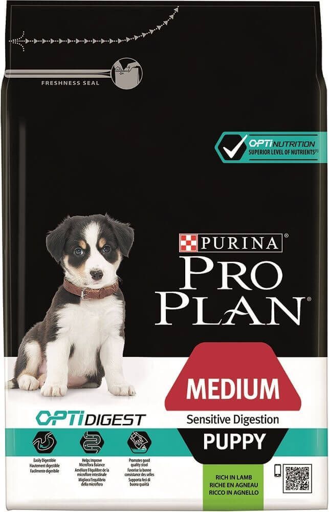 PRO PLAN Medium Puppy Optidigest - Lam & Rijst - 3 kg