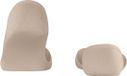 Burlington Cornwall koelend fris voetklimaat lyocell Liner sokken heren beige - maat 43-46