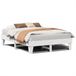 VidaXL Cadre de lit Pin massif Blanc 140x190 cm