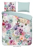 Muller Textiles Descanso Dekbedovertrek Bloemen - 1 persoons - 140x200/220 cm - Multi - Katoen Satijn