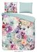 Muller Textiles Descanso Dekbedovertrek Bloemen - 1 persoons - 140x200/220 cm - Multi - Katoen Satijn