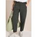 cecil Icecat Mid Waist broek met wijde pijpen in casual pasvorm