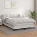 Maison Exclusive - Lit boxspring avec matelas, blanc, 140 x 190 cm, similicuir