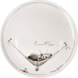 Goebel Peter Schnellhardt Bord Lunchpauze Porselein 23cm