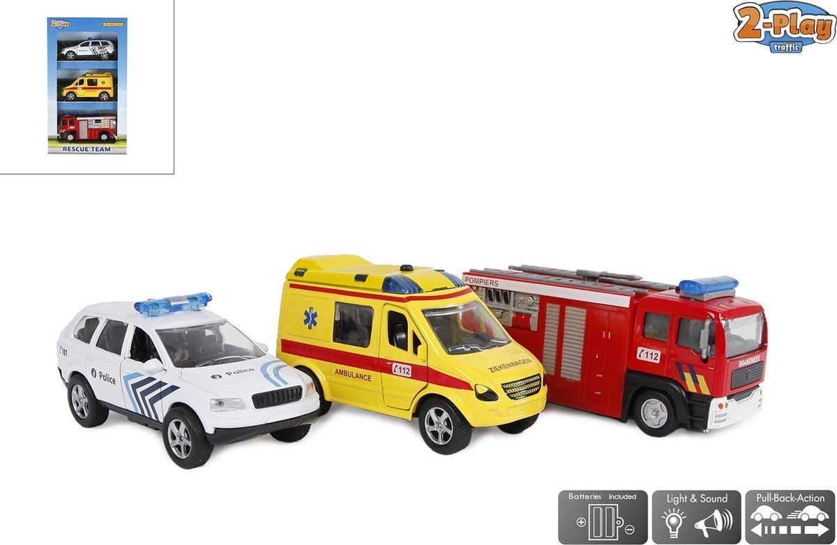 2-play Hulpdienstvoertuigen - multi