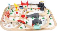 Bandits & Angels Houten Treinset Stad 130 delig