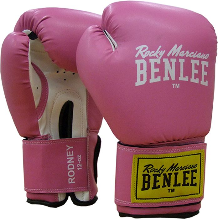 Benlee Bokshandschoenen Rodney 12oz roze/wit