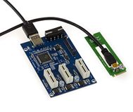 KALEA-INFORMATIQUE Uitbreidingsriseradapter voor NVMe M Key PCIe M2-poort naar 3 PCIe-poorten x1
