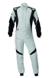 OMP FIA 8856-2018 First Evo racepak, comfort en ademend vermogen, zwart/wit, grijs/zwart, maat 48