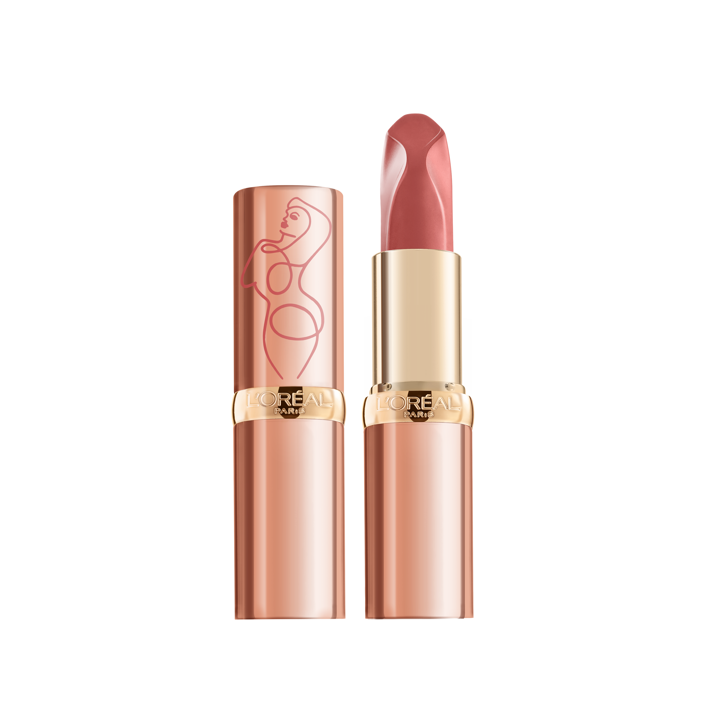 L'Oréal Color Riche Nude Insolents Lipstick - 173 Nu Impertinent - Nude - Verzorgende Lippenstift - 8,9ml