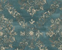 A.S. Création My Home My Spa Vliesbehang Blauwgroen Parelbeige 1005x53cm