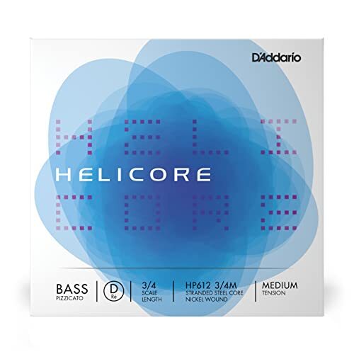 D'ADDARIO Helicore 3/4 Schaal Medium Spanning Pizzicato Bass Single D String