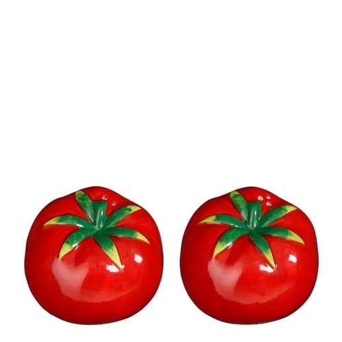 Mica Decorations Peper- en zoutstel tomaat