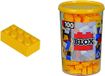 Simba 104118898 Blox, 100 gele bouwstenen voor kinderen vanaf 3 jaar, 8 stuks, inclusief doos, hoge kwaliteit, volledig compatibel met vele andere fabrikanten