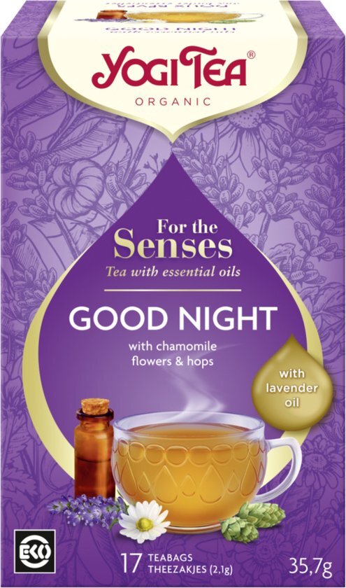 Yogi Tea For the Senses Good Night - pakje van 17 theezakjes