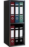 VCM Houten bureaustandaard archiefkast archiefkast boekenplank Offas 2f Zwart