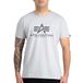 Alpha Industries Basic 100501 - T-shirt - Heren - Korte Mouwen - Pastel Grijs