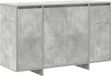 vidaXL Dressoir Beton Grijs 120 x 41 x 75 cm Bewerkt Hout