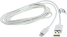 Goobay Lightning naar USB kabel - wit - 3 meter