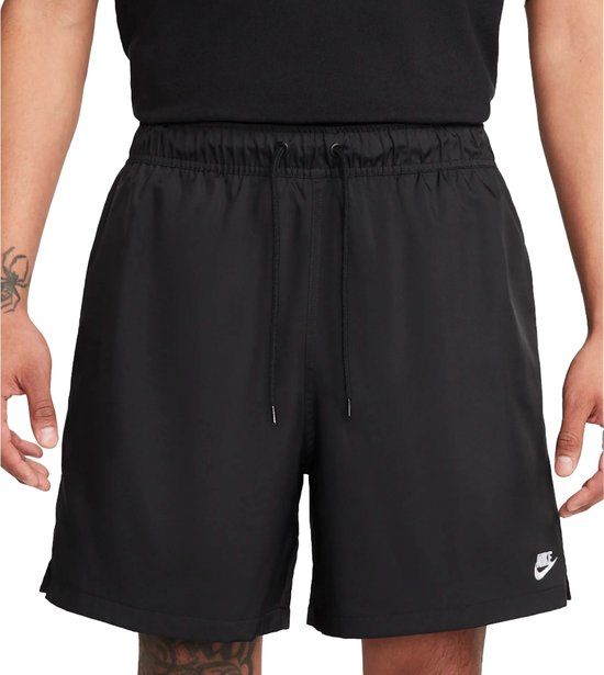 Nike Club Flow Short Heren Zwart 3XL