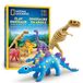 Dino kleiset - Luchtdrogende klei - 5 dinoskeletten - 5 couleurs