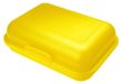 Boîte de conservation en PP, jaune tendance, avec fermeture à clip pour aliments frais