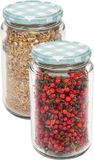 Hega Hogar Weckpot/voorraadpot Classico - 2x - 750 ml - kunststof - groen