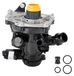 VW Pompe à eau avec boîtier de thermostat - Kit de remplacement pour VW Golf GTI, Audi A3/A4 - OEM 06L121111H, 06K121600C, 06L121012A, 06K121009J - Unité complète