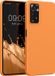 kwmobile telefoonhoesje geschikt voor Xiaomi Redmi Note 11 Pro / Note 11 Pro (5G) / Note 12 Pro (4G) - Hoesje met siliconen coating - Smartphone case in fruitig oranje