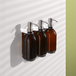 Distributeur de savon mural triple chromé