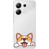 Hello Corgi Siliconen hoesje compatibel met Xiaomi Redmi Note 13 4G