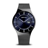 BERING herenhorloge radio-uurwerk - radiogestuurde collectie met roestvrij staal en saffierglas 51640-XXX polshorloges