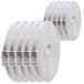 1aTTack.de 1,5 m - Wit - 10 stuks - Cat.6 platte netwerkkabel Cat6 platte kabel ultra platte Cat.6 patchkabel 1000 Mbit/s Gigabit LAN (RJ45) platte slanke micro