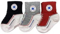 Converse Baby gestreepte sokken (3-pack)