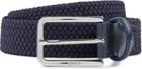 Hugo Boss BOSS Riem Clorio Sz30 Woven Belt W120 Navy Donkerblauw
