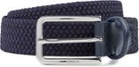 Hugo Boss BOSS Riem Clorio Sz30 Woven Belt W120 Navy Donkerblauw