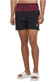 Urban Classics Zwemshorts bordeaux / zwart