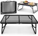 Regmoni B.V. Table de camping pliable, table de camping portable, noir, compact 60x40x26,5cm