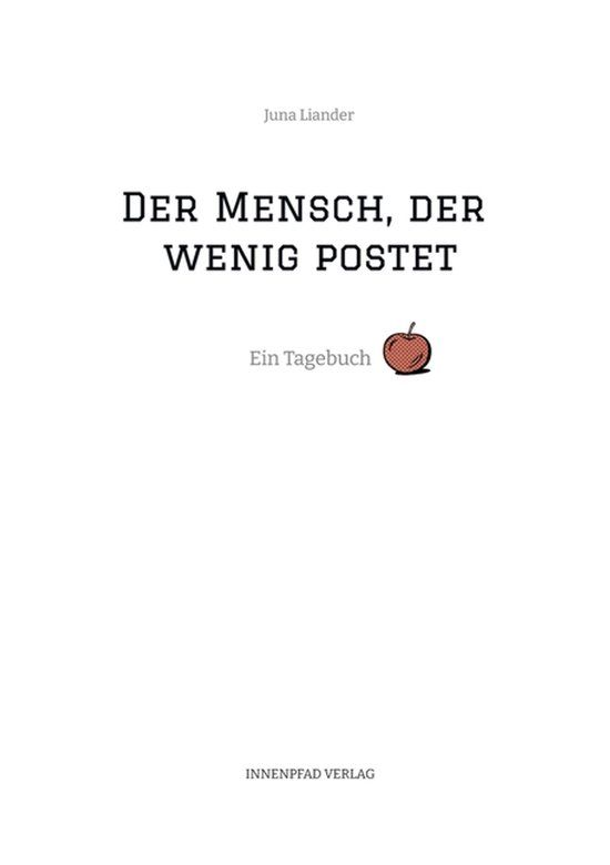 Der Tredition GmbH Der Mensch, der wenig postet Paperback
