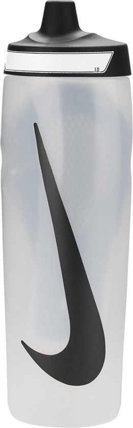 Nike Bidon Refuel Bottle Grip 24oz - 710ML - Wit/Zwart