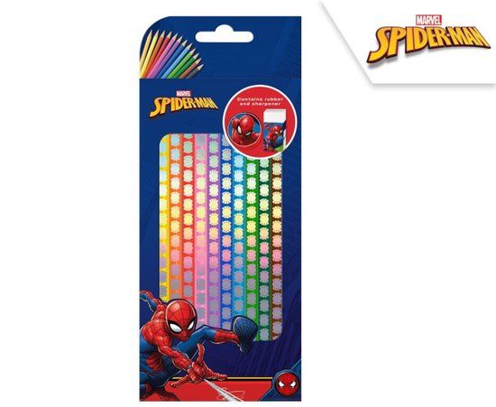 Spiderman Kleurpotlodenset