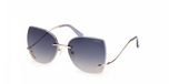 GU00269 Lunettes de soleil Femme Bleu Gradient Smoke/CAT3 Femme