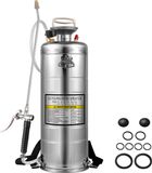 Merkloos Tuinsproeier - 12L - Ultrasone Nevelmachine - Rvs - Cirkelsproeier - Zilver