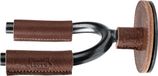 Levy's LVY-FGHNGR-SMBN Smoke Forged Guitar Hanger with Brown Leather