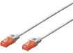 Câble LAN - Cat 6 - 0,25 m - U/utp - 1 Gbit/s - PoE++ - Blanc