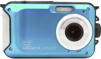 Easypix W3027-I Wave Iceblue Digitale camera 30 Mpix Blauw-ijsblauw Incl. accu, Incl. tas Beeldstabilisatie, Full-HD video-opname, Waterdicht tot 3 m