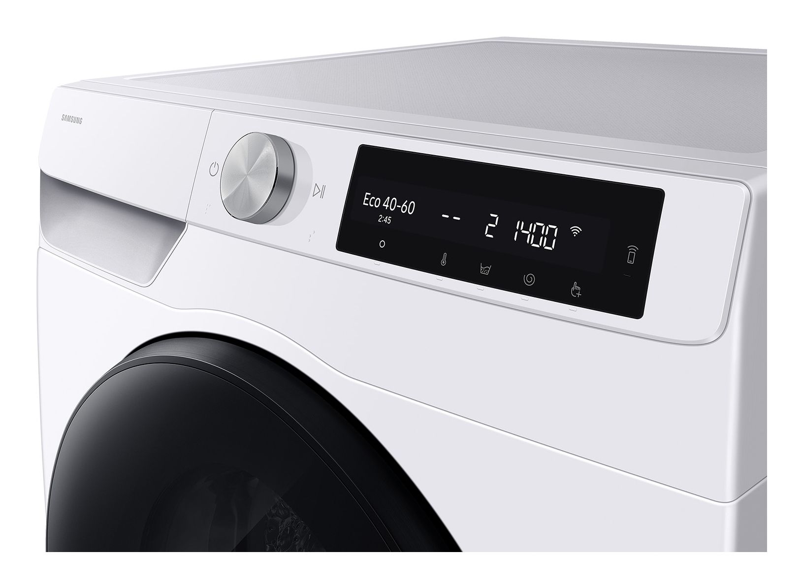 Samsung WD10HG6U94BEU3 Was-droogcombinatie Vrijstaand Voorlader Wit