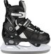 Nijdam IJshockeyschaats - Verstelbaar - Semi-Softboot - Zwart - Maat 29-32