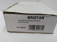 Bristan TUF100CCP Verzonken, tijdgestuurde flowregelaar voor waterbesparende mengkraan, douche, chroom